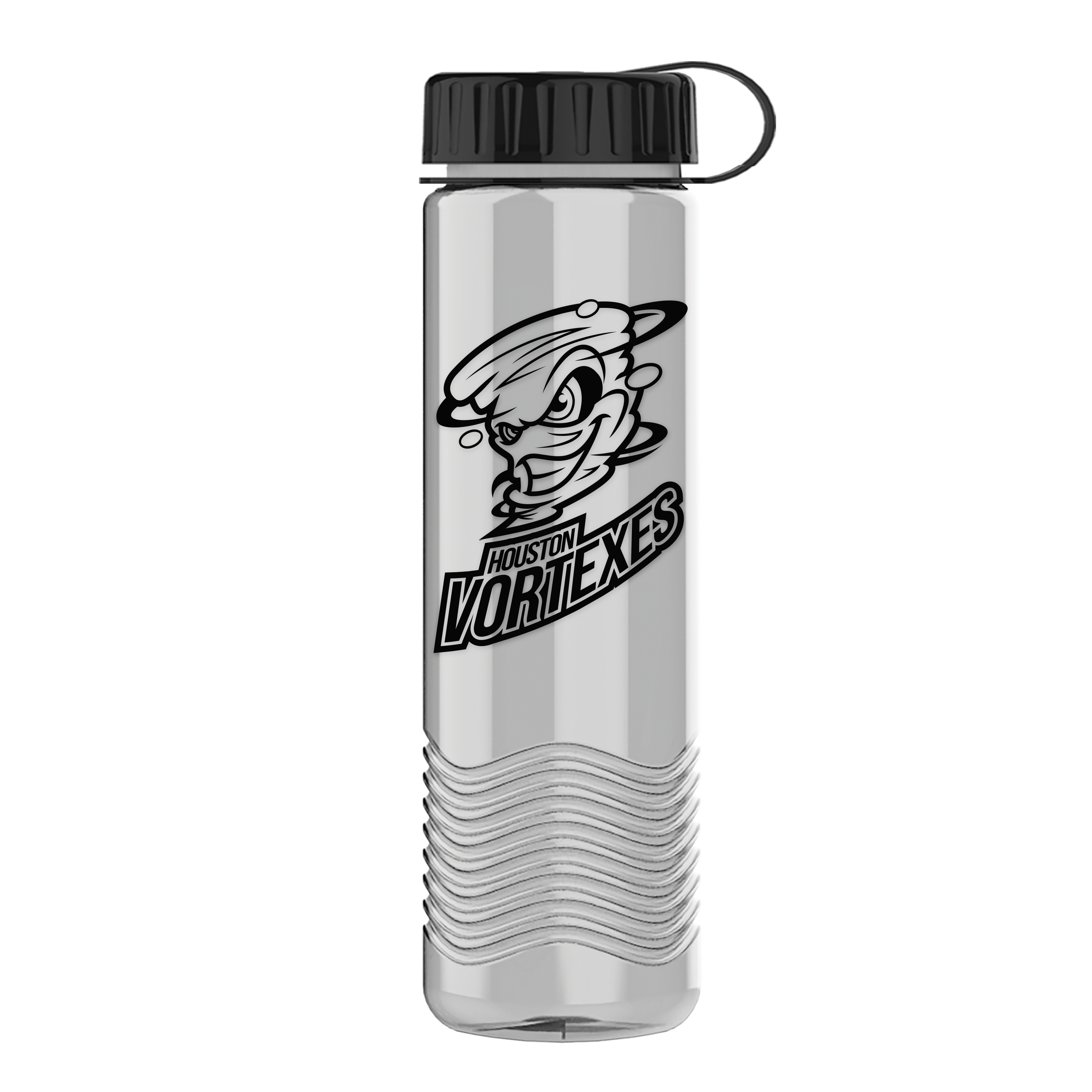 Wave Tritan® Bottle with Tethered Lid - 24 oz.